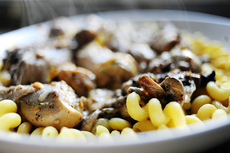 Chicken with Mushrooms and Artichokes
