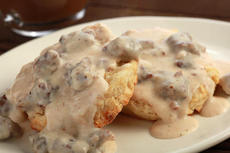 Buttermilk Biscuits and Sausage Cream Gravy Recipe