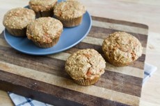 Spiced Carrot Millet Muffins