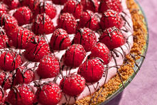 Chocolate-Raspberry Cream Pie Recipe