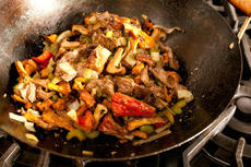 Wild Mushroom and Beef Stir-Fry Recipe