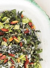 Kale & Brussels Sprout Salad