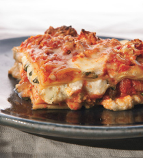 Lasagna with Turkey Sausage Bolognese