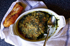 the best baked spinach