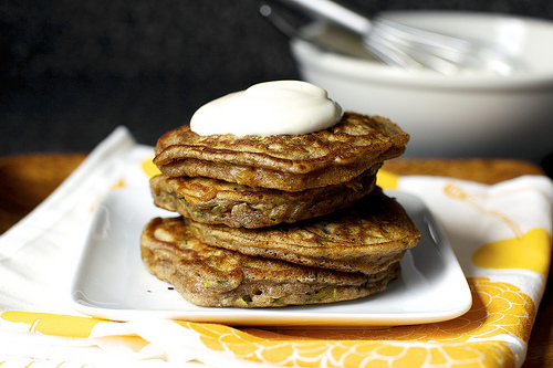 zucchini bread pancakes