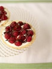 Raspberry & mascarpone tarts