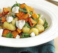 Gnocchi with roasted squash & goat’s cheese