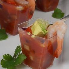 Cool Mexican Shrimp Cocktail