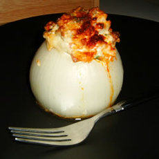 Peter's Baked Stuffed Onions