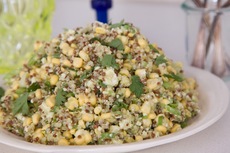 Mexican Corn and Quinoa Salad (aka Esquites with Quinoa)