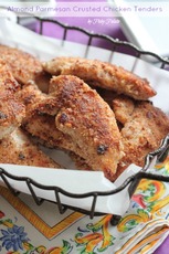 Almond Parmesan Crusted Chicken Tenders