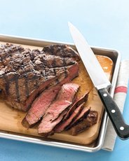 Grilled Sirloin Steak with Toppings Bar