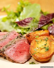 Grilled Sirloin Steak with Herbs