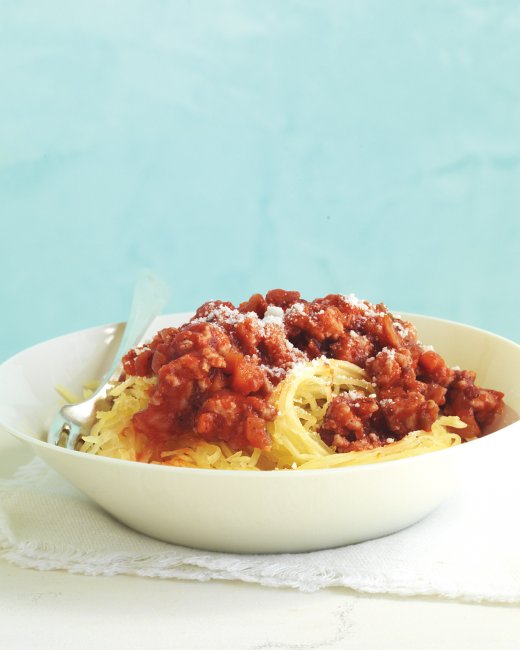 Quick Turkey Bolognese with Spaghetti Squash