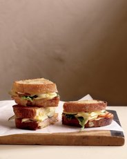 Pressed Ham and Pear Sandwiches