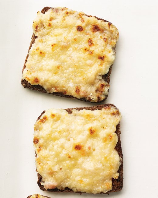 Mini Bacon and Cheese Toasts