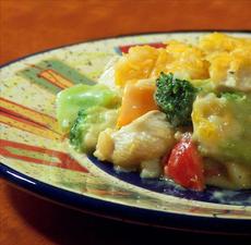 Chicken, Rice, Broccoli &amp; Cheese Casserole