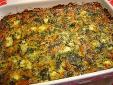 Spinach &amp; Cheese Casserole