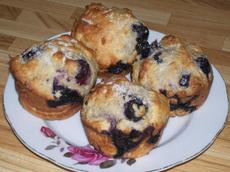 Fat-Free, Sugar-Free &amp; Cholesterol-Free Blueberry Muffins!