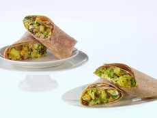 Curried Chicken and Apple Wraps