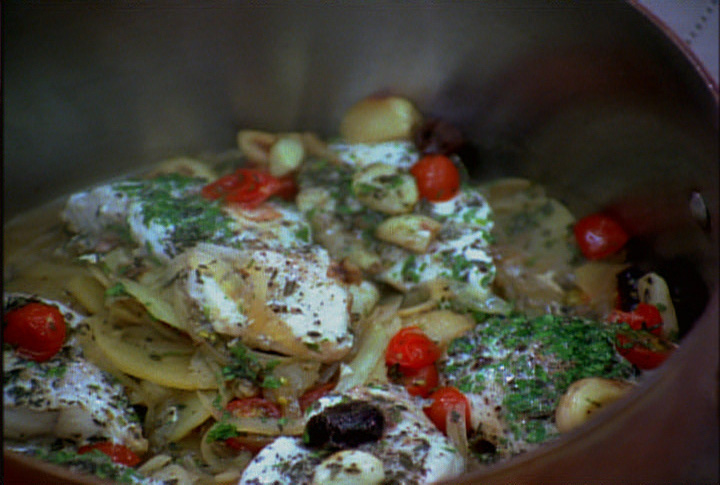 Red Snapper with Mediterranean Ragout