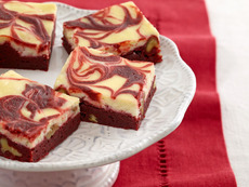 Red Velvet Swirl Brownies