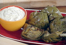 Grilled Artichokes with Grilled Lemon Mayonnaise