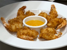Coconut Shrimp with Mango Horseradish