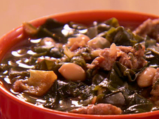 Sausage, White Bean, and Swiss Chard Soup