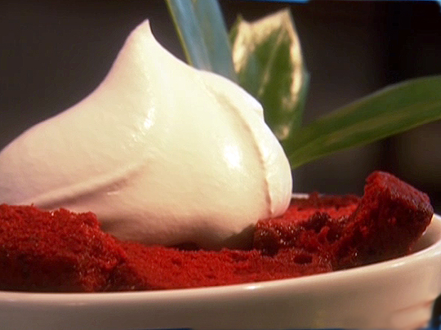 Red Velvet Bread Pudding