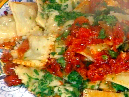 Seabass Ravioli from Ischia---Ravioli All' Ischitana