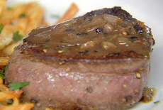 Filet of Beef au Poivre