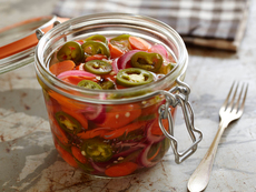 Pickled Jalapenos and Carrots