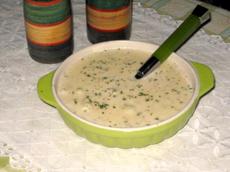 Adam's Favorite Creamy-Cheesy Cauliflower Soup