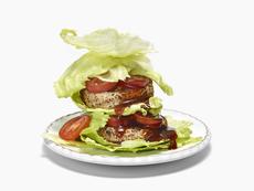 Teriyaki Salmon Burger Lettuce Wraps
