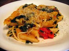 Penne and Spinach Bake