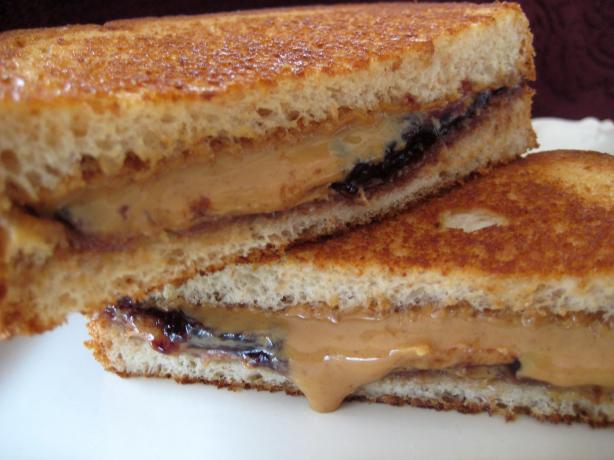 Grilled Peanut Butter and Jelly Sandwich
