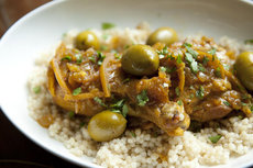 Braised Moroccan Chicken and Olives