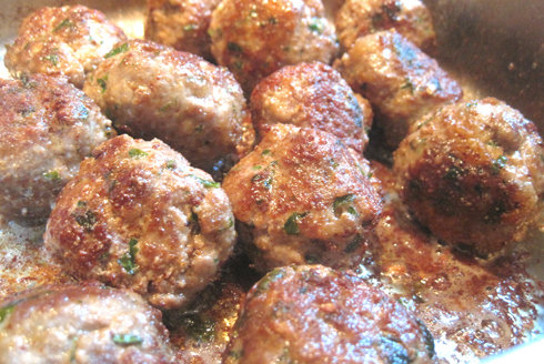 Mama Caruso's Fried Meatballs (don't tell my family!)