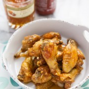 Sweet &amp; Spicy Four Ingredient Chicken Wings Recipe