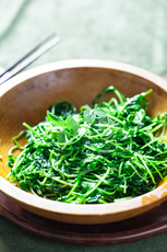 Chinese Stir Fried Pea Shoots - Steamy Kitchen Recipes